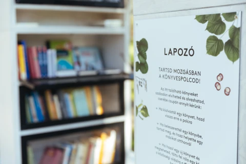 Könyvcsere pont nyílt a Városligetben a Bookline és a Liget Budapest jóvoltából