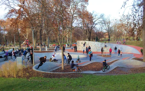 Igazi különlegesség a pumptrack pálya